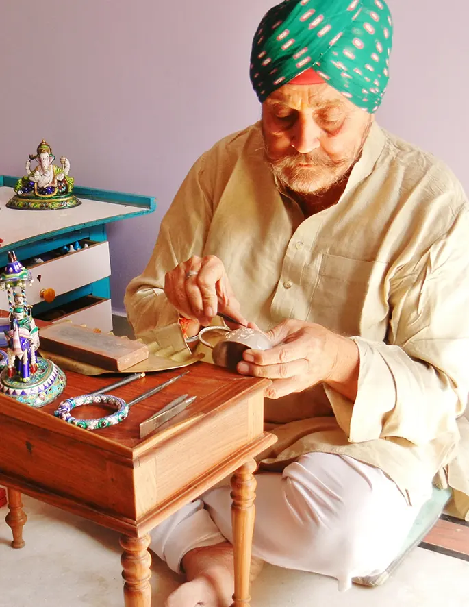 Portrait of Inderjit Singh Kudrat