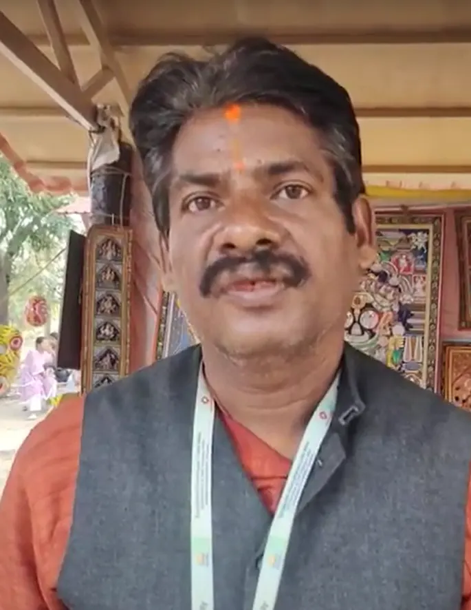 Portrait of Niranjan Moharana: Mastering the Spectacular Pattachitra Artwork in Odisha