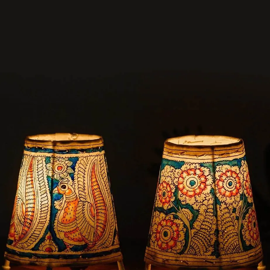 Exquisite Odisha Leather Handicraft Lampshades