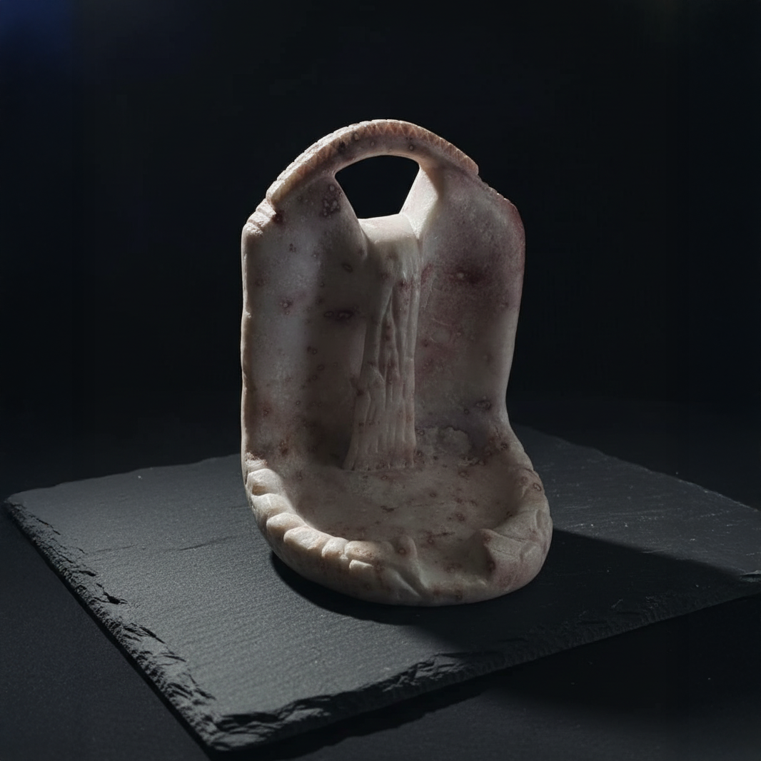 Marble Waterfall-Inspired Sculpture