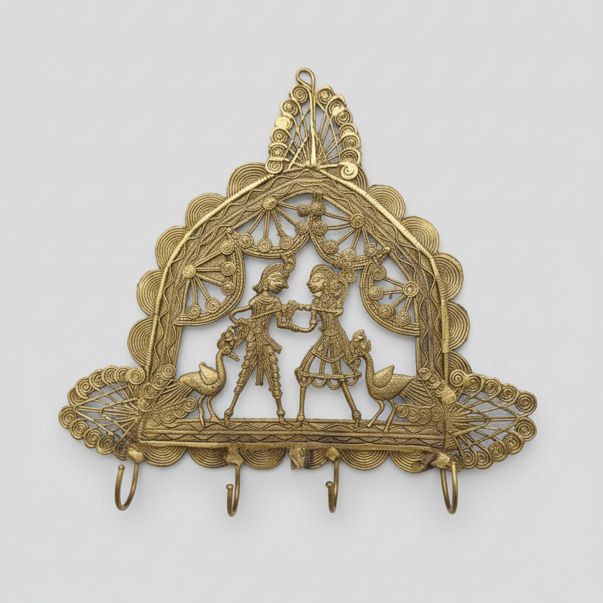 Dhokra Key Holder