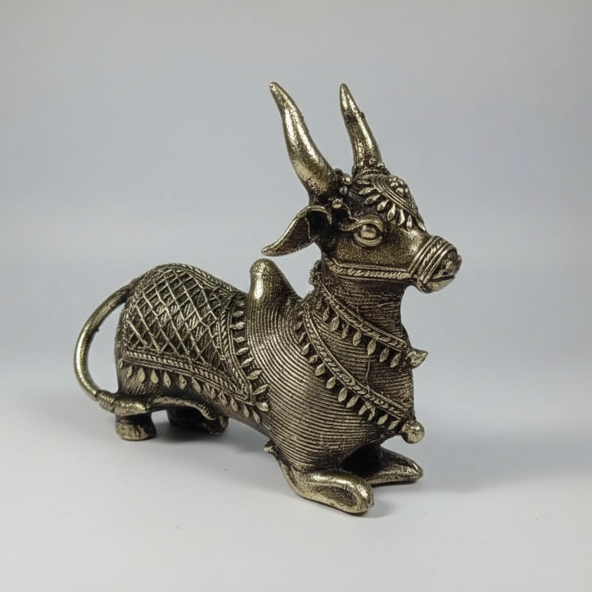 Dokra Bull Figurine