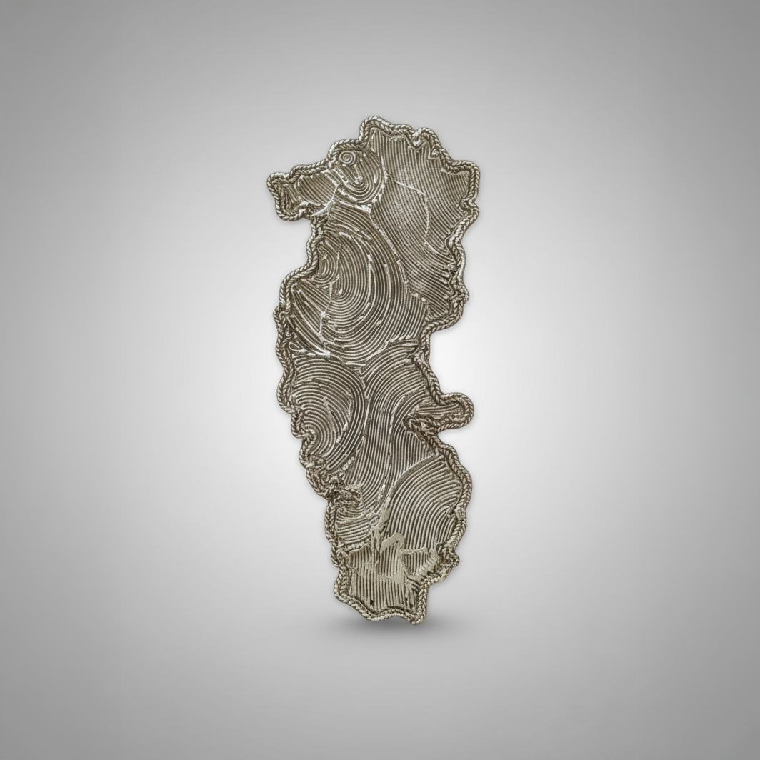 Dokra Chhattisgarh Map Wall Art