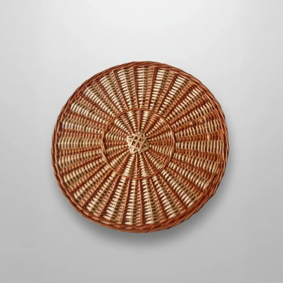 Bamboo Woven Wall Plate