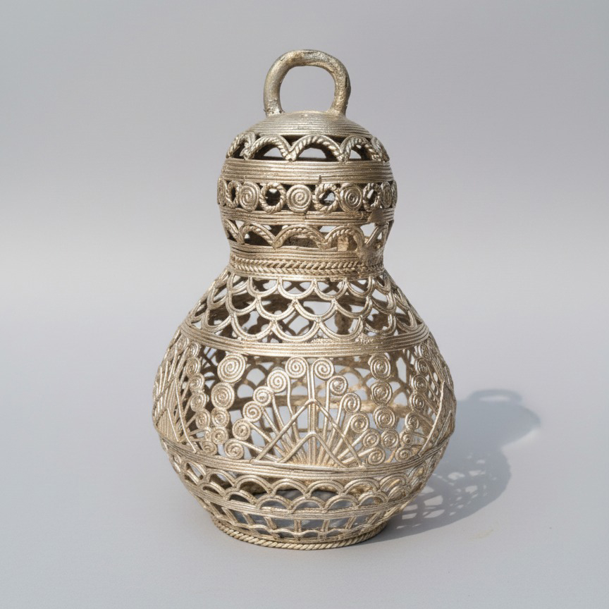 Handcrafted Dhokra Decorative Jar