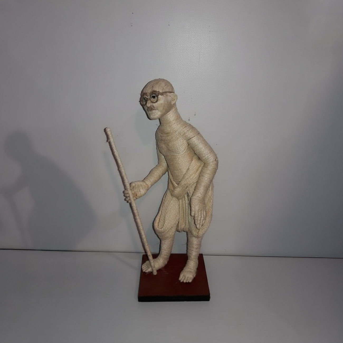 Handmade Jute Sculpture – Mahatma Gandhi Figure