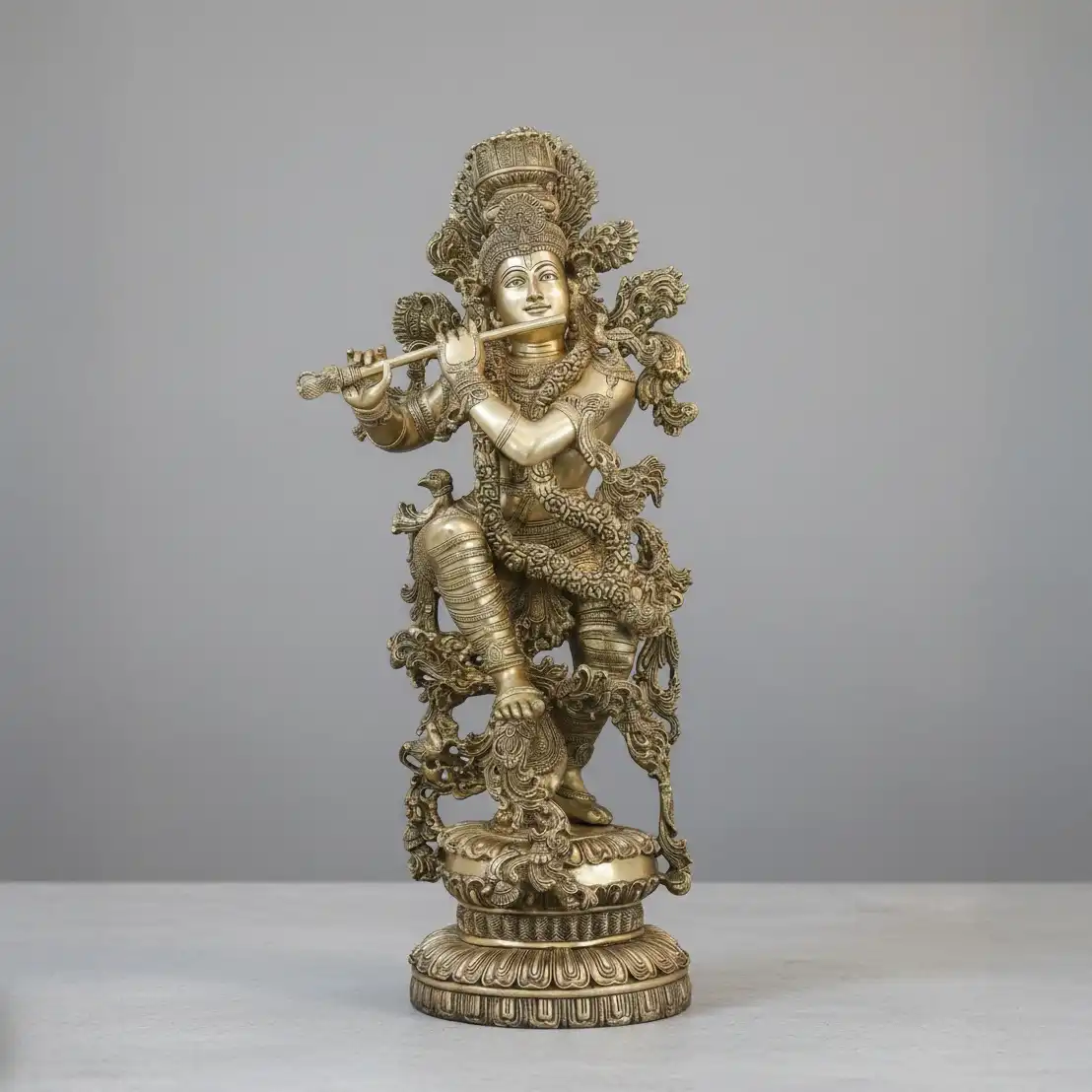 Lord Krishna Flute Idol