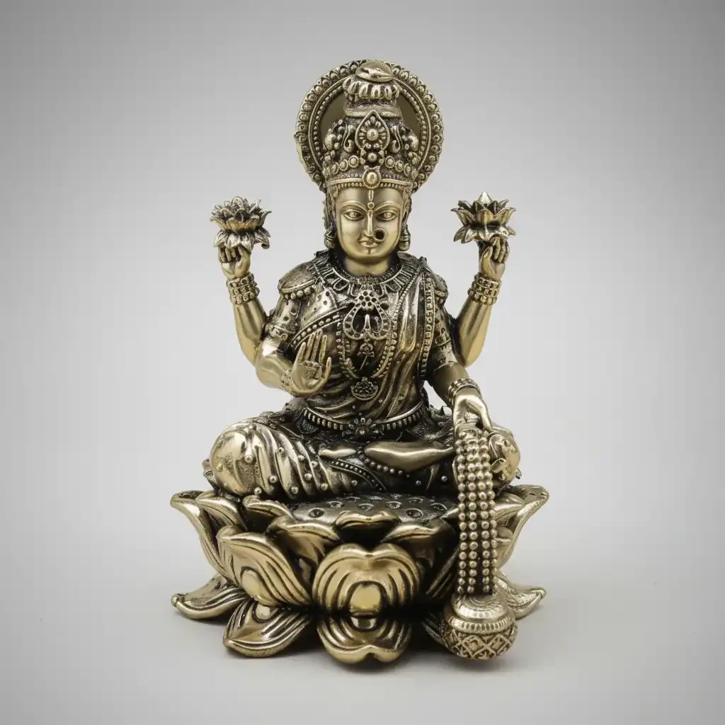Maha Lakshmi Lotus Idol
