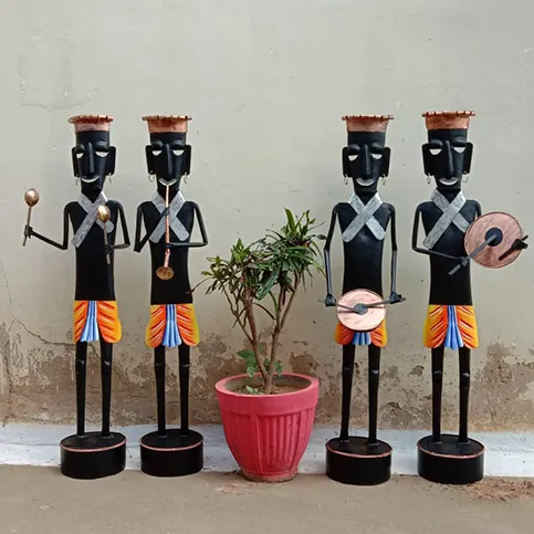 Bastar Iron Craft Musician Band Set